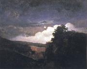 Joseph wright of derby Arkwright's Cotton Mills by Night oil painting artist